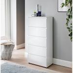 Atilano Slim White Chest of Drawers