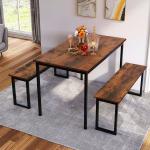 Belen 4-Person Breakfast Nook Dining Set