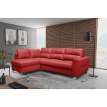 Birdell Leather Corner Sectional with Sleeping Function and Box