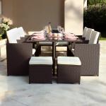 Cannes Cube Seating Set with Cushions