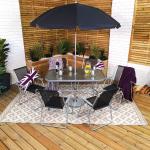 Chaddy Garden Furniture Patio Set with Table