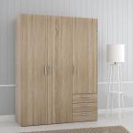 Sonoma Oak Door Wardrobe with Clothes Rail