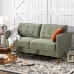 Floman Mid-Century Modern Upholstered Sofa