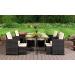Gefen Seater Dining Set with Cushions