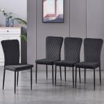 Leilauni Tufted Upholstered Velvet Armless Dining Chair (Set of 2)