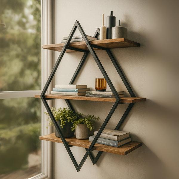 Lorenza Diamond Floating Shelf