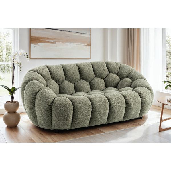 Low Profile Boucle Brosen Sofa (Variant)