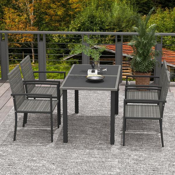 Maryel Long Outdoor Dining Set