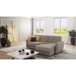 Modern Corner Chaise Sofa Eloina with Sleeping Function and Storage