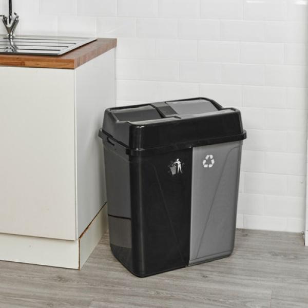 Plastic Kitchen Trash Can