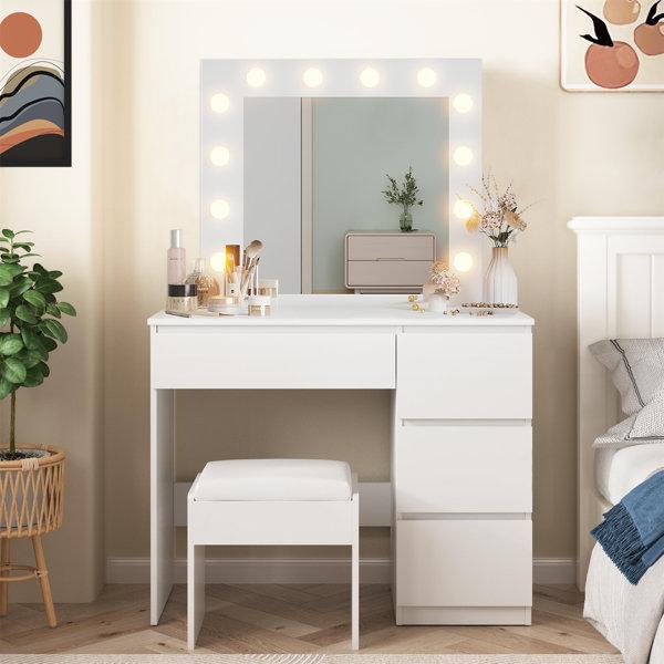 Randilynn Dressing Table with Mirror