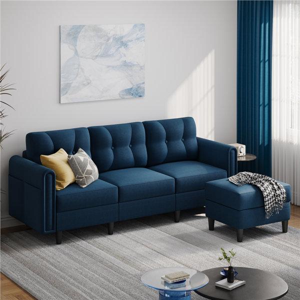 Sectional Sofa with Ottoman and Chaise Lounge