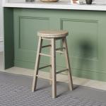 Swivel Solid Wood Counter Stool