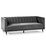 Wylo Velvet Square Arm Sofa